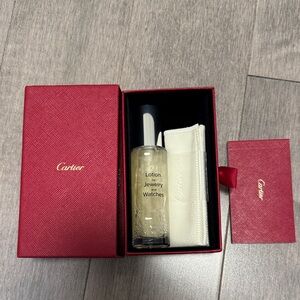 Cartier Jewelry and Watch Care Set with Red Box